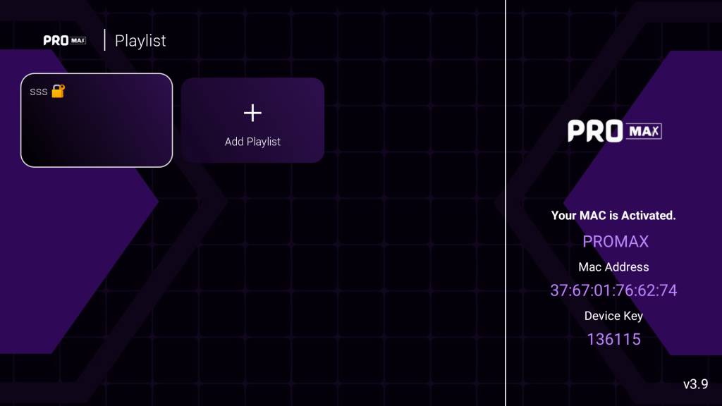 Different features of the PROMAX application